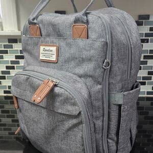 RUVALINO Diaper Bag Backpack-Multifunction Travel Baby Bag w/pacifier case